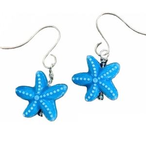 Porcelain Starfish earrings